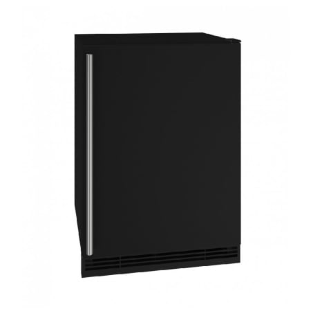 U-Line 1 Class 24 Inch Wide 4.2 Cu. Ft. Compact Refrigerator Freezer Combo with Frost Free Freezer Black