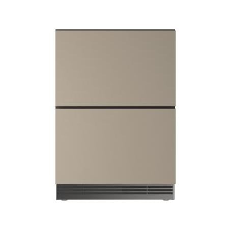 U-Line Home 24 Inch Wide 5.1 Cu. Ft. Energy Star Certified Panel Ready Refrigerator Drawer with Touch Control Integrated Solid