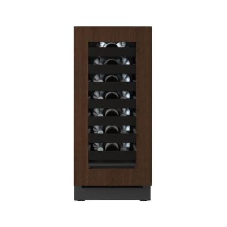 U-Line Seamless 15 Inch Wide 21 Bottle Capacity Panel Ready Built-In Wine Cooler with BrightShield Antimicrobial Protection Integrated Frame
