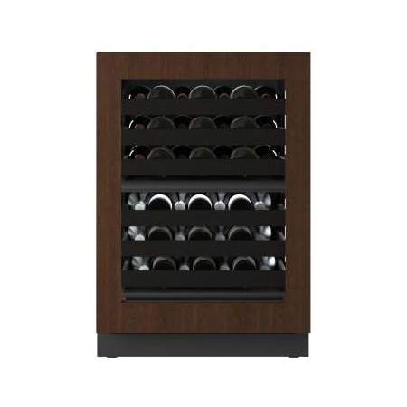 U-Line Seamless 24 Inch Wide 42 Bottle Capacity Panel Ready Built-In Dual Zone Wine Cooler Integrated Frame