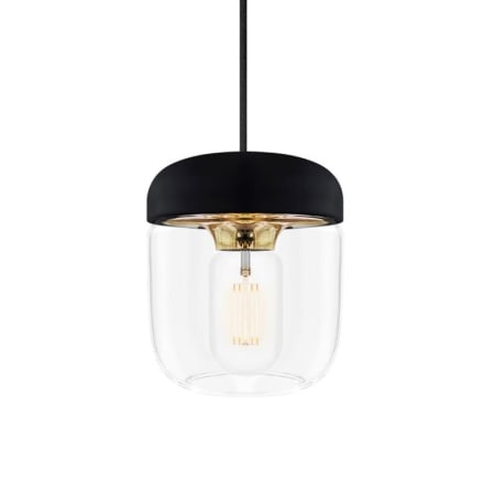 Polished Brass with Black Swag