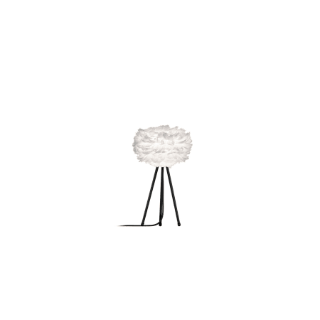 UMAGE Eos Mini 22.1" Tall Single Light Table Lamp White with Black Table Tripod