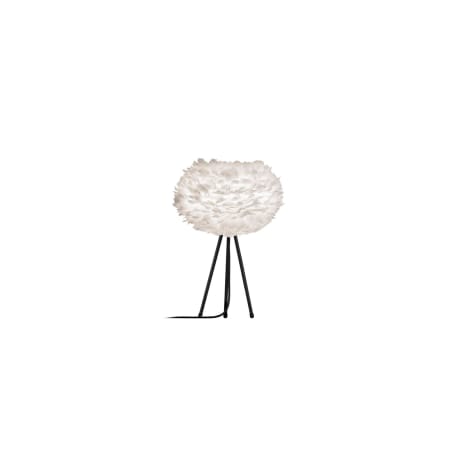 UMAGE Eos 26" Tall Single Light Table Lamp White with Black Table Tripod