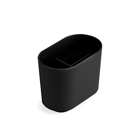 Umbra Step 4 Inch Wide Plastic Toothbrush Holder by Tom Chung Black