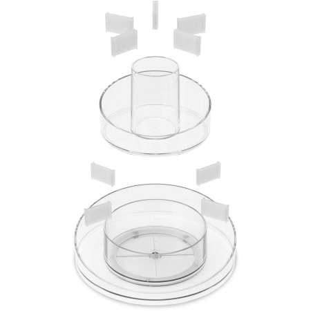 Umbra Cascada Polystyrene Bathroom Counter Tray Clear