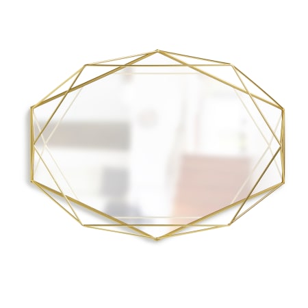 Umbra Prisma 17" W x 22-3/8" H Geometric Framed Bathroom Mirror Clear
