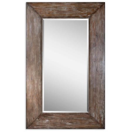 Uttermost 50-1/2" W x 80-1/2" H Rectangular Framed Bathroom Mirror Antique Hickory