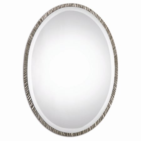 Uttermost Annadel 20" W x 28" H Oval Framed Bathroom Mirror Plated Polished Nickel