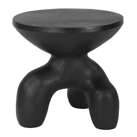 Uttermost  Veta 20" x 21" Indoor-Outdoor Accent Table Black
