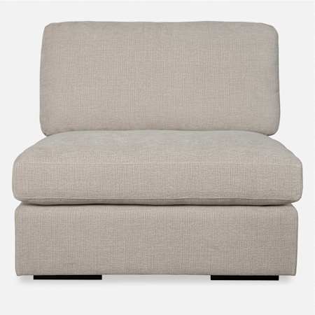 Uttermost Refuge 40" Wide Polyester Sectional Armless Sofa Sand