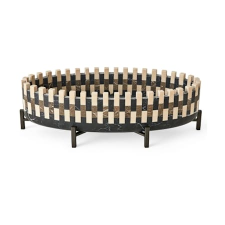 Uttermost Domino Cachepot Jointed Marble