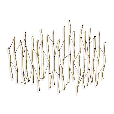 Uttermost Natures Rhythm Gold Metal Wall Decor Brass