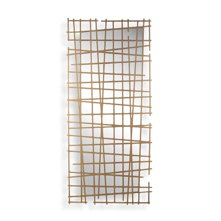 Uttermost Golden Intersection Mirrored Wall Decor Brass
