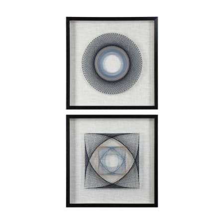 Uttermost String Duet Two Piece Wall Sculpture Set by Grace Feyock Blue
