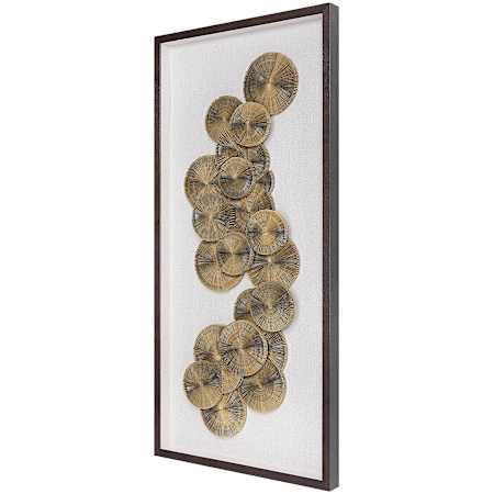 Uttermost The 27-5/8" x 59-1/8" Framed Decorative Panel Brown