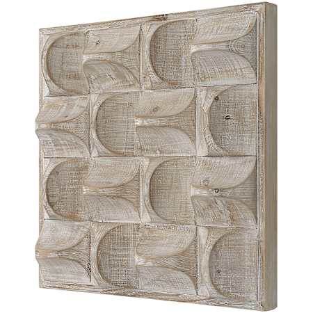 Uttermost Pickford 20-1/8" x 20-1/8" Frameless Decorative Panel Brown