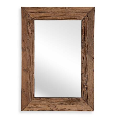 Uttermost Rennick 40"W x 57"H Rectangular Flat Wood Framed Accent Mirror Pine