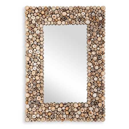 Uttermost Timberwood 35-1/2"W x 51-1/4"H Rectangular Flat Wood Framed Accent Mirror Timberwood