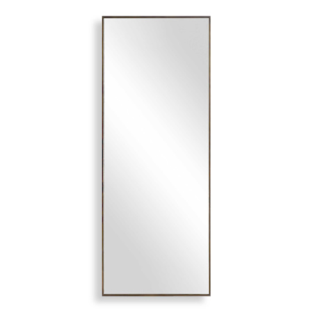 Uttermost Patterson 28"W x 72"H Rectangular Flat Iron Framed Full Length Mirror Antique Bronze