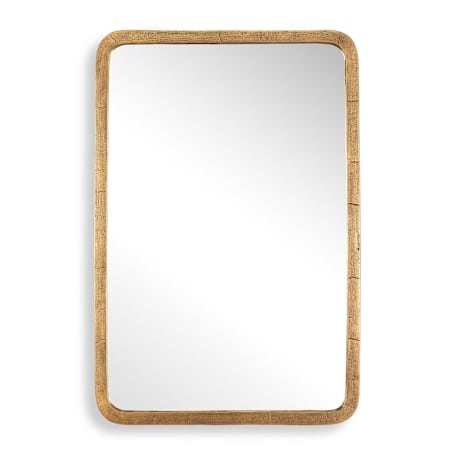 Uttermost Vestry 24"W x 35-1/2"H Rectangular Flat Aluminum Framed Accent Mirror Plated Antique Brass