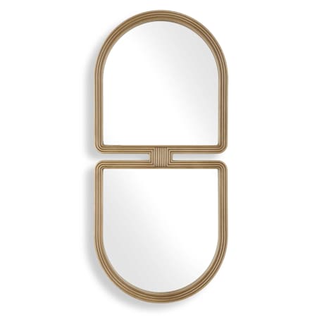 Uttermost Jacques 22"W x 47-1/2"H Arched Flat Wood Framed Accent Mirror Antique Gold