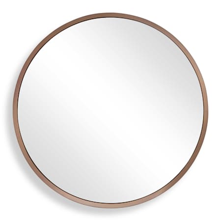 Uttermost Torrado 40" Diameter Circular Flat Framed Accent Mirror Bronze