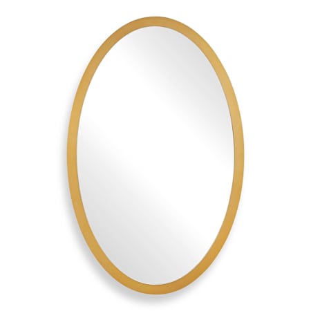 Uttermost Elstree 27"W x 42"H Oval Beveled Framed Accent Mirror Brass