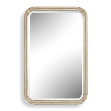 Uttermost Emari 30"W x 46"H Rectangular Beveled Framed Accent Mirror Woodtone