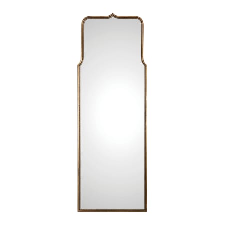 Uttermost Adelasia 24-1/2" W x 68-5/8" H Rectangular Framed Bathroom Mirror Antiqued Gold Leaf