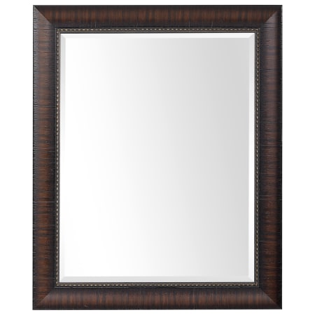 Uttermost Wythe 27-1/2" W x 33-1/2" H Rectangular Framed Bathroom Mirror Mahogany