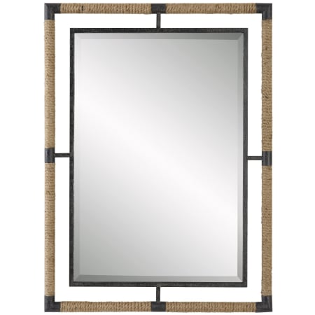 Uttermost Melville 28" W x 38" H Rectangular Framed Bathroom Mirror Rust Black