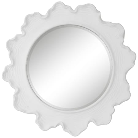 Uttermost Sea Coral 33-5/8" Diameter Circular Framed Bathroom Mirror White