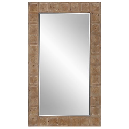 Uttermost Ranahan 42" W x 72" H Rectangular Framed Bathroom Mirror Brown