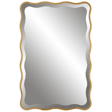 Uttermost Aneta 23" W x 35" H Rectangular Framed Bathroom Mirror Aged Gold