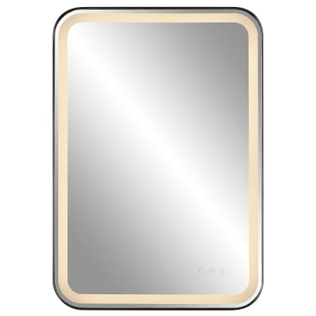 Uttermost Crofton 22" W x 32" H Rectangular Framed Bathroom Mirror Black