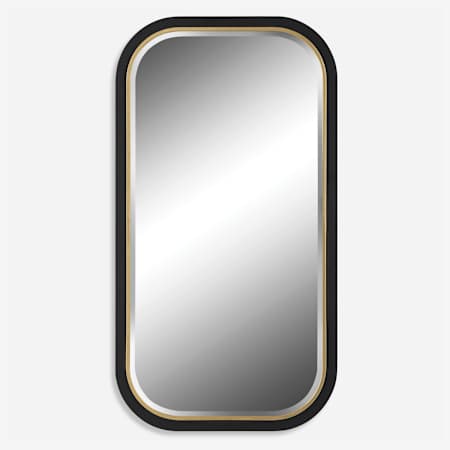 Uttermost Nevaeh 23-1/4"W x 43-1/4"H Rectangular Beveled Accent Mirror Gold