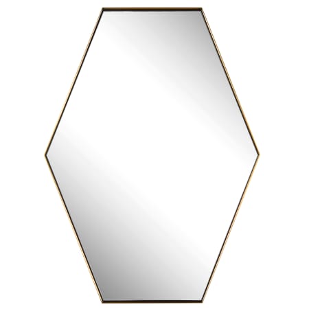 Uttermost Ankara 25" W x 34" H Geometric Framed Bathroom Mirror Brushed Brass