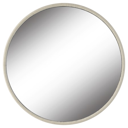 Uttermost Ranchero 42-1/2" Diameter Circular Framed Bathroom Mirror White