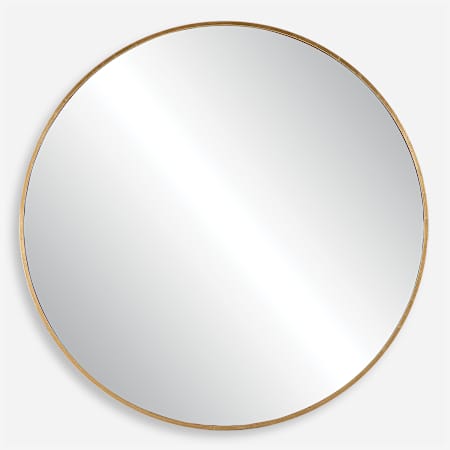 Uttermost Junius 60" Diameter Circular Flat Accent Mirror Gold