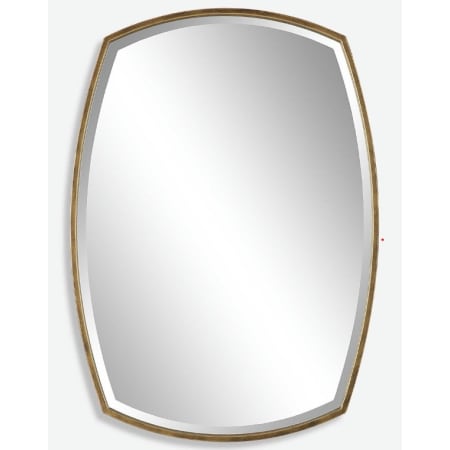 Uttermost 27" W x 38" H Oval Bathroom Mirror Antique Gold