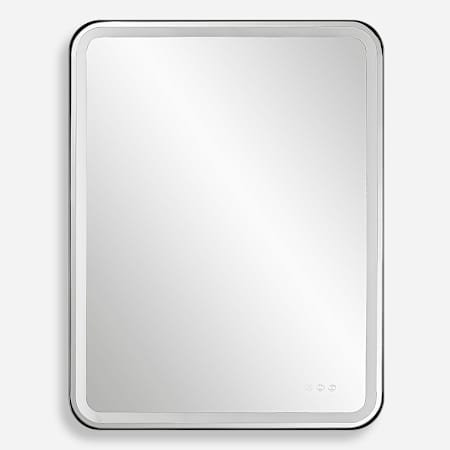 Uttermost Crofton 30"W x 40"H Rectangular Flat Accent Mirror Black