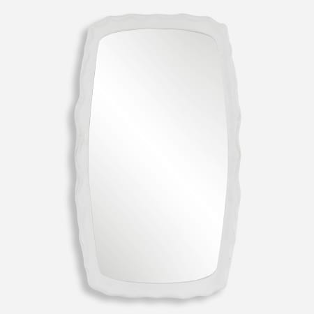 Uttermost Marbella 22" W x 37-13/16" H Rectangular Framed Bathroom Mirror Matte White