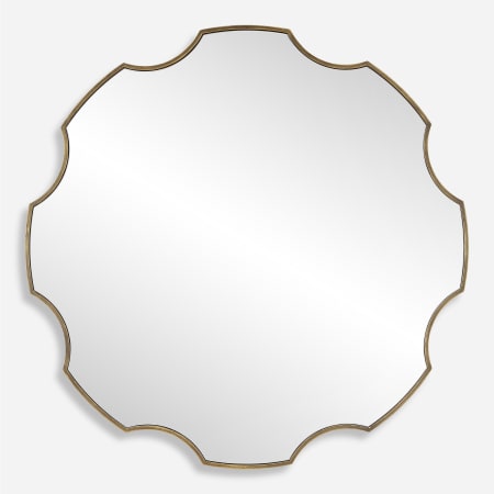 Uttermost Gearing Up 39-3/8" Diameter Specialty Framed Bathroom Mirror Bronze