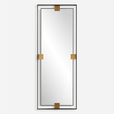 Uttermost Cornerstone 28-7/8" W x 76-7/8" H Rectangular Framed Bathroom Mirror Black