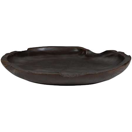 Uttermost Natures Edge 20" Wide Teak Wood Decorative Bowl Natural