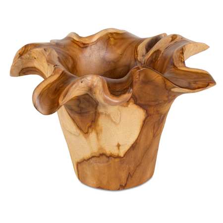 Uttermost Teak Flow 19" Wide Teak Wood Decorative Bowl Teak