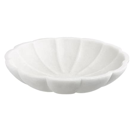 Uttermost Petal 4"H x 17"W Rice Stone Decorative Bowl Ivory