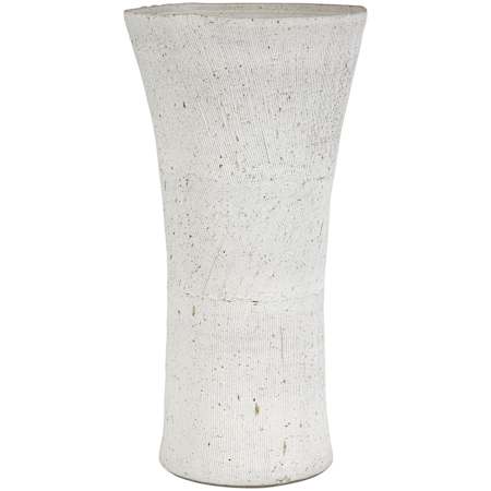 Uttermost Floreana 15-1/2" Tall Ceramic Vase White