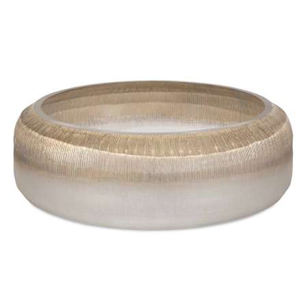 Uttermost Ombra 15" Wide Glass Decorative Bowl Neutral Tones