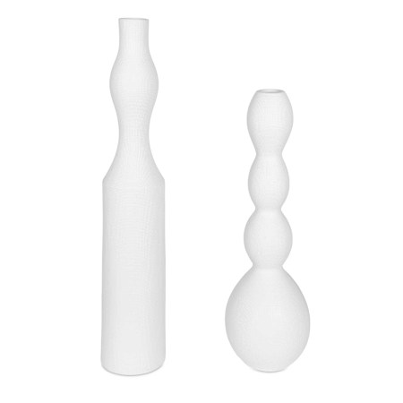 Uttermost Forma 30" Tall Earthenware Vases - Set of 2 White